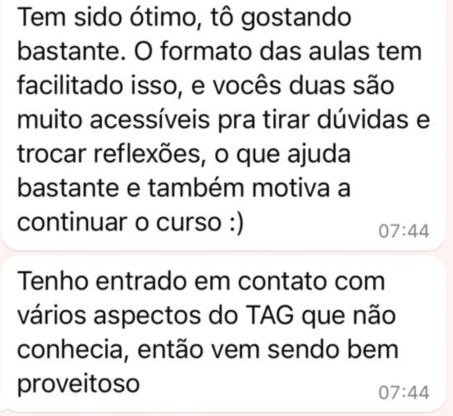 Depoimento - Andressa Crisóstomo